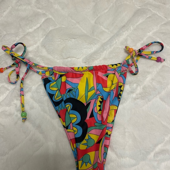 Colorful Abstract Bikini Bottom - Picture 2 of 2